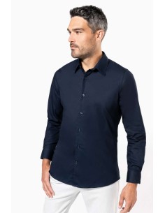 K-KA513-MEN’S LONG-SLEEVED COTTON POPLIN SHIRT 2
